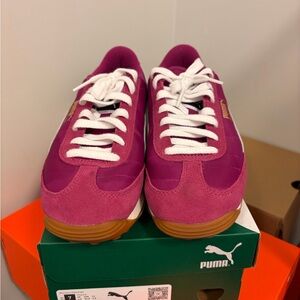 Puma Fuchsia Sneakers with White Accents